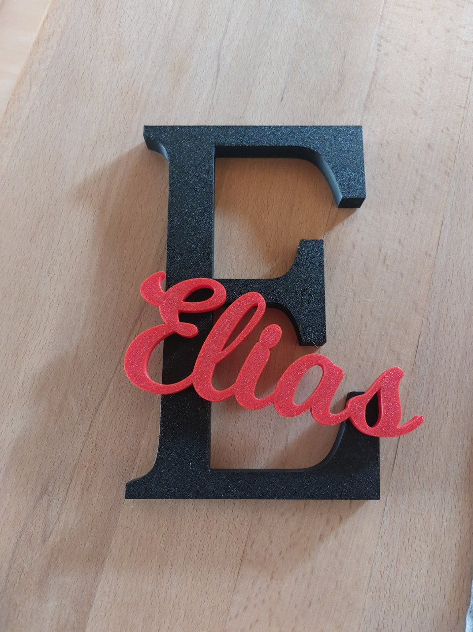 Ob aus Holz oder 3D Druck alles kann Personalisiert werden , Teddy mit Name auch als Türschild  Image